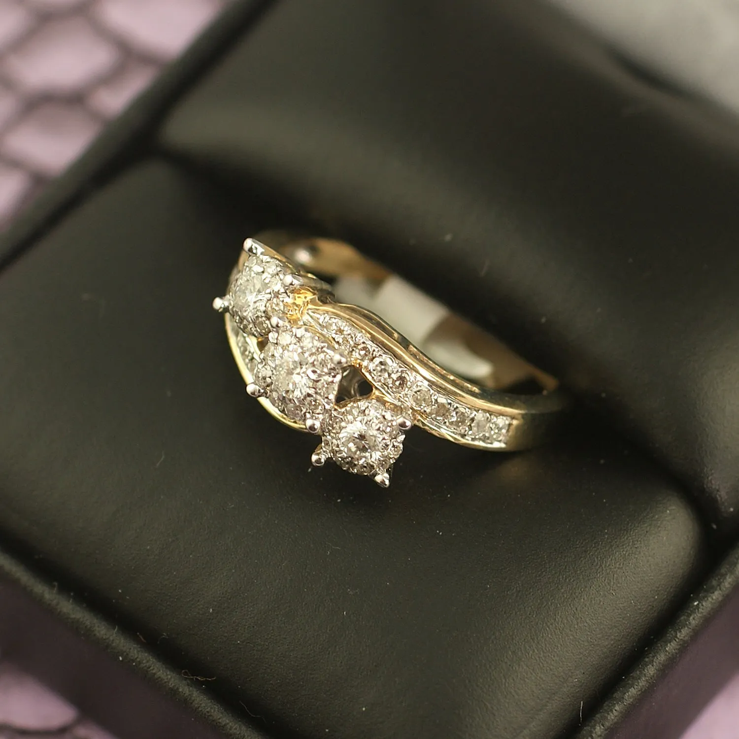 0.50 Carat Gold Fancy Diamond Cocktail Ring