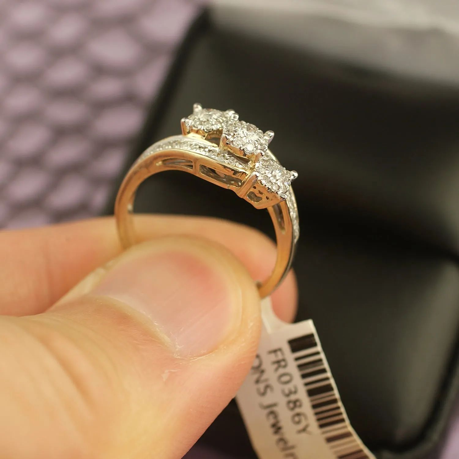 0.50 Carat Gold Fancy Diamond Cocktail Ring