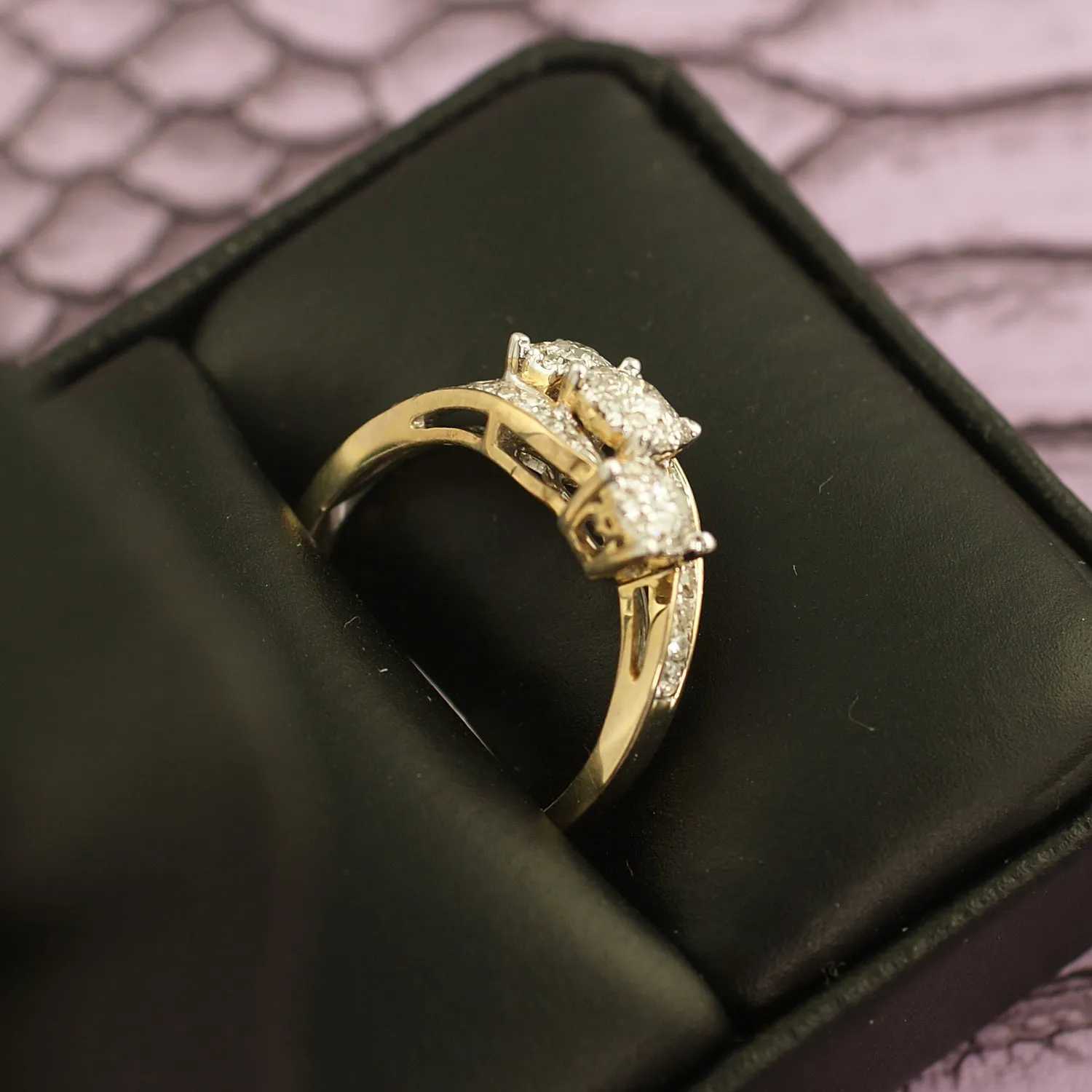 0.50 Carat Gold Fancy Diamond Cocktail Ring