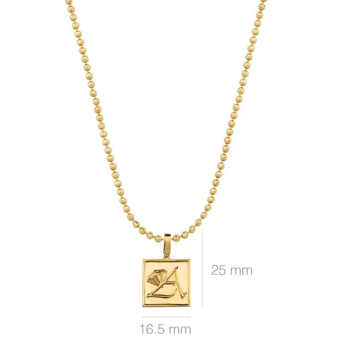 14k Yellow Gold Avianne Pendant