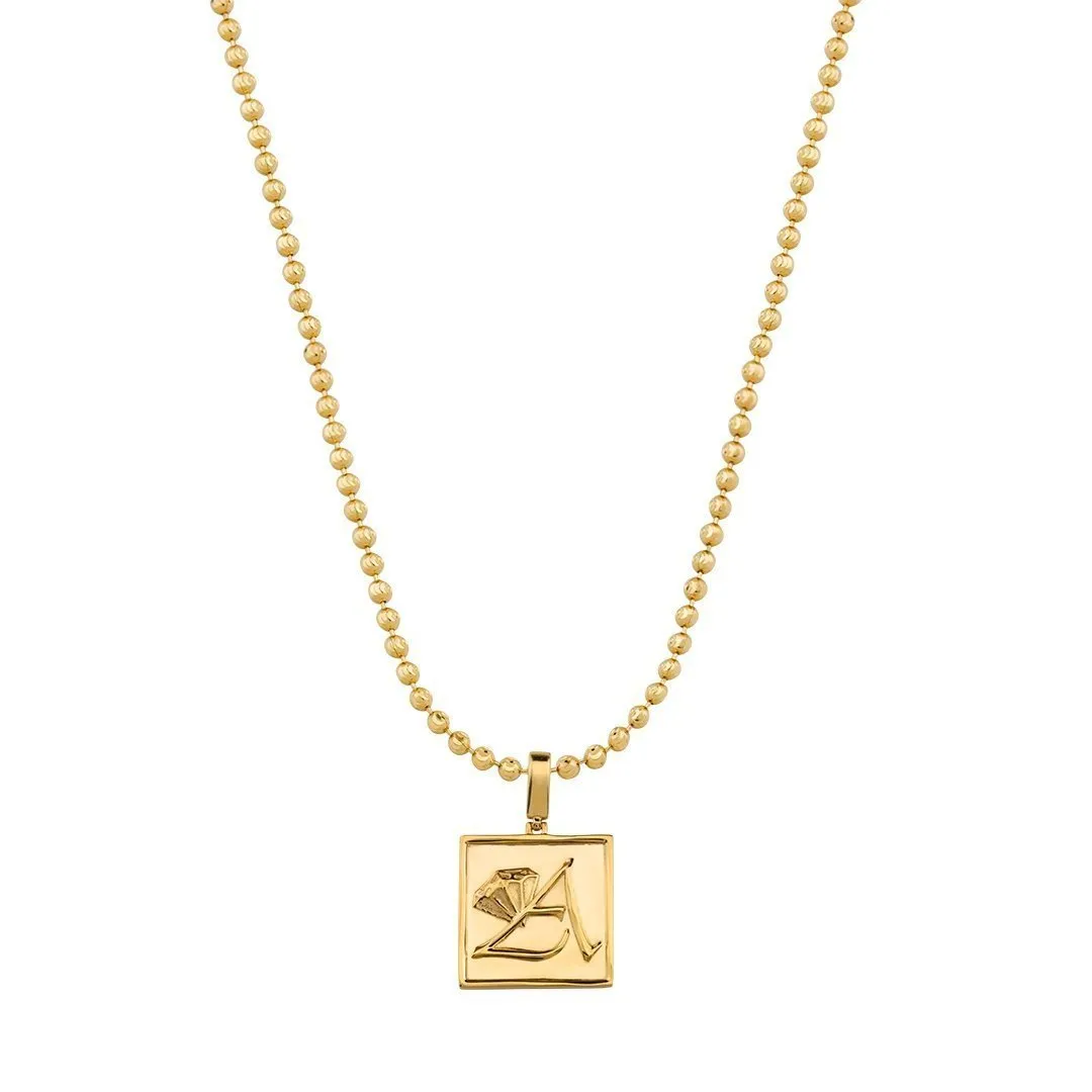 14k Yellow Gold Avianne Pendant