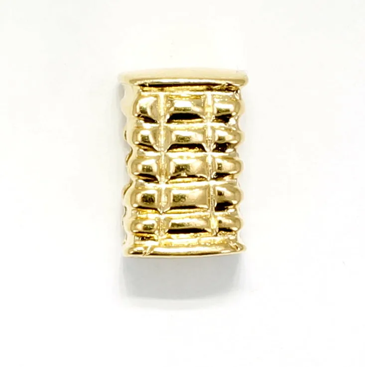 14kt Gold Vermeil Cotton Bale Charm for Slide Charm Bracelet