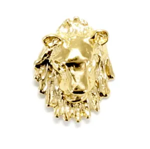 14kt Gold Vermeil Lion Head Tie Tack for man