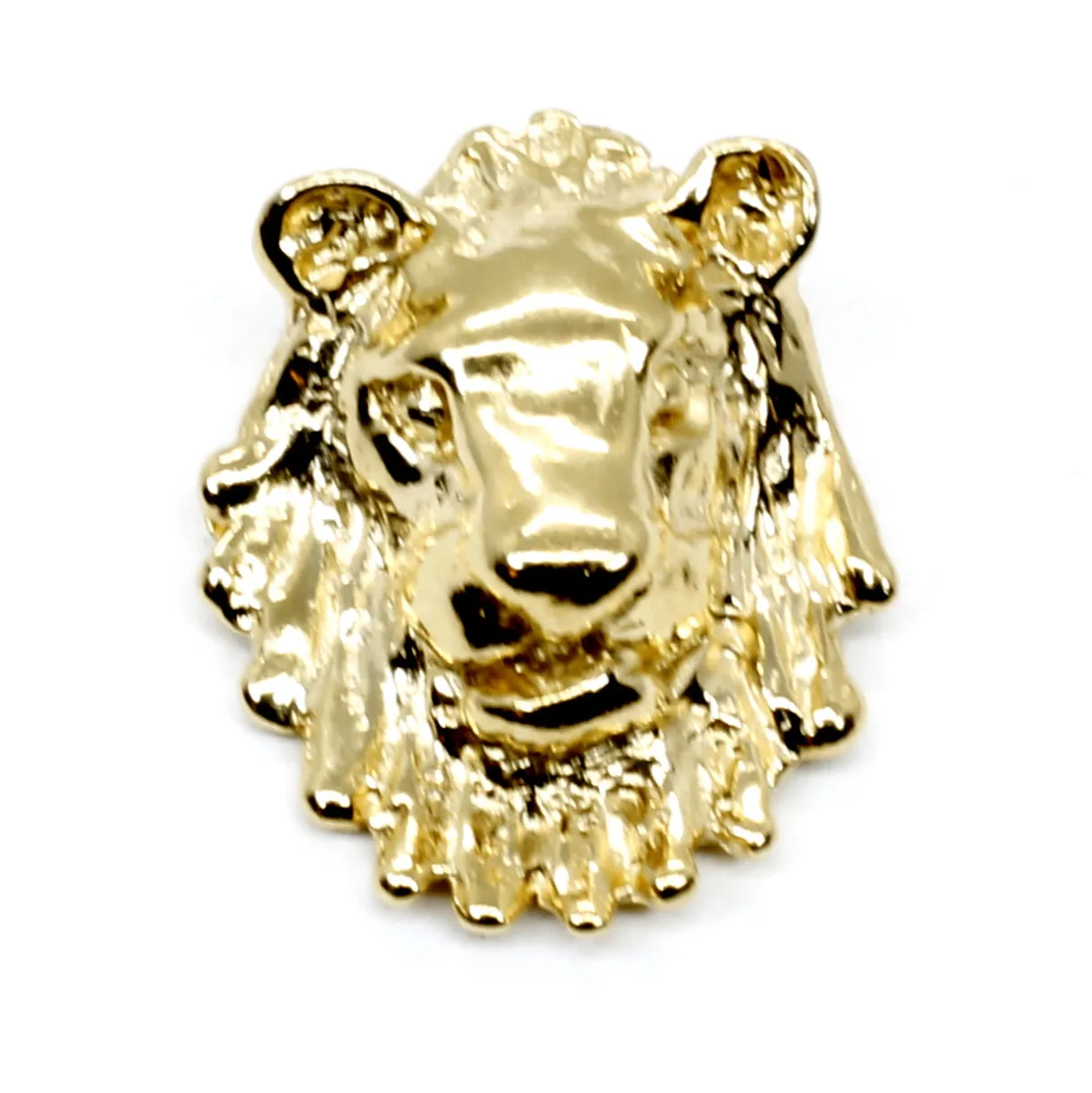 14kt Gold Vermeil Lion Head Tie Tack for man