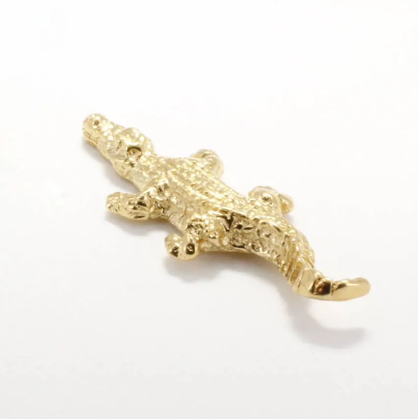 14kt Yellow Gold Vermeil Florida Gator Lover Brooch