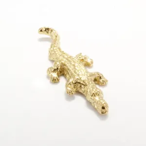 14kt Yellow Gold Vermeil Florida Gator Lover Brooch