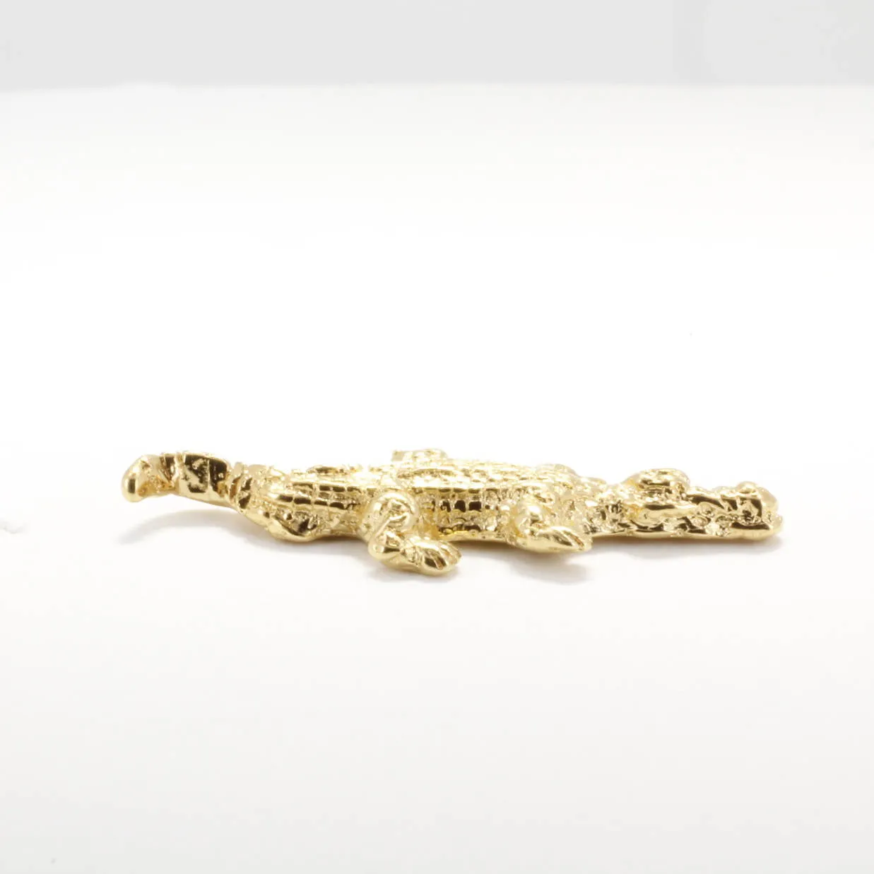 14kt Yellow Gold Vermeil Florida Gator Lover Brooch