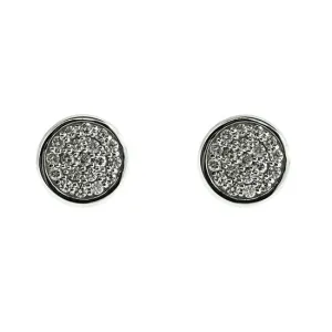 18k White Gold Diamond Earrings Redondo