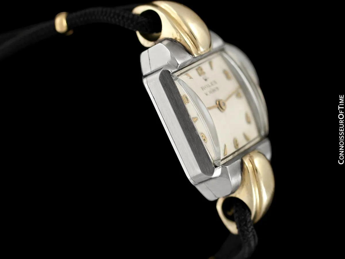 1946 Rolex Vintage Ladies Dress Watch - Two-Tone Stainless Steel & 14K Gold