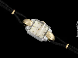 1946 Rolex Vintage Ladies Dress Watch - Two-Tone Stainless Steel & 14K Gold