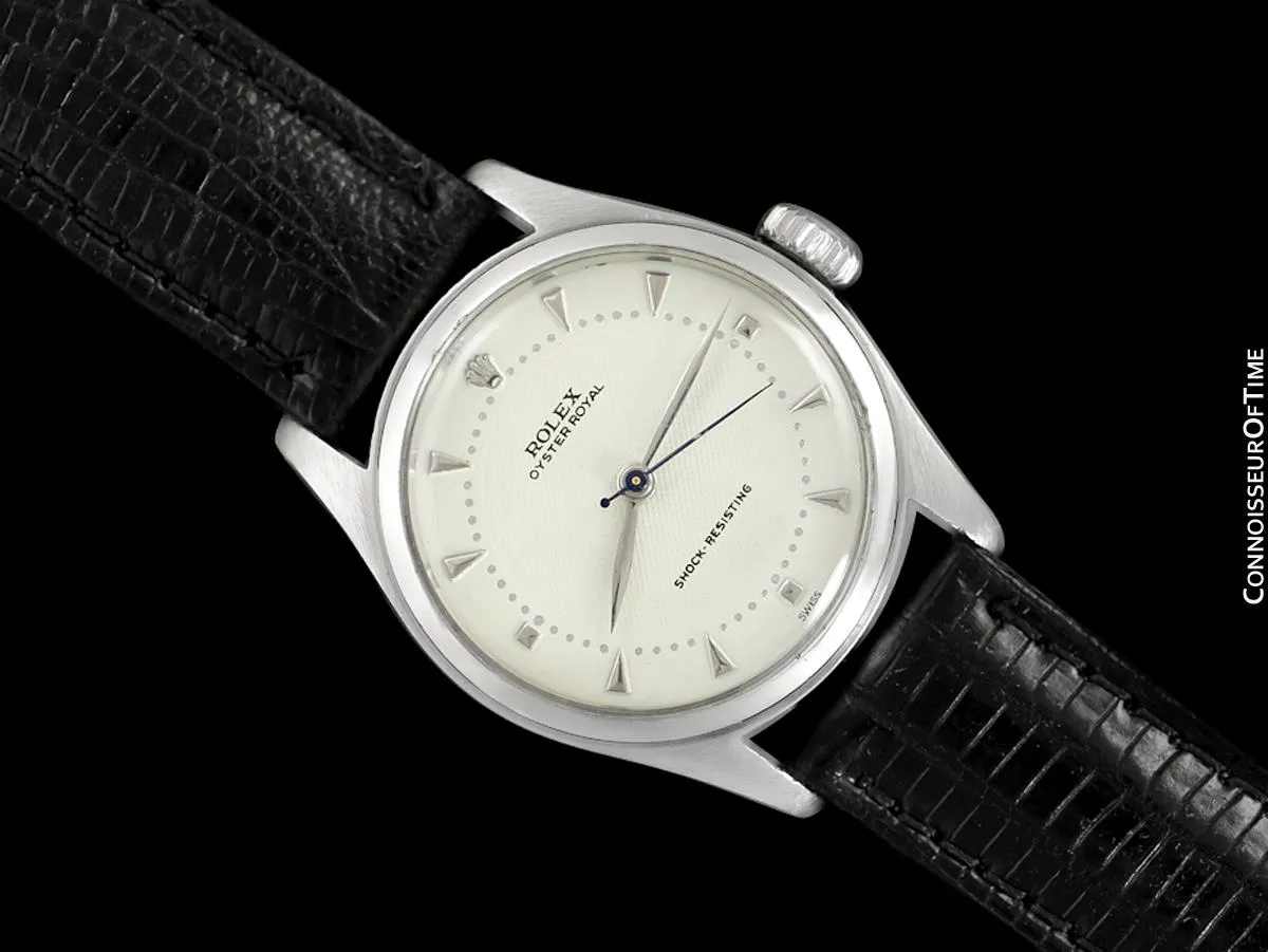 1952 Rolex Oyster Royal Vintage Mens Unisex Uncommon Ref. 6144 Watch - Stainless Steel