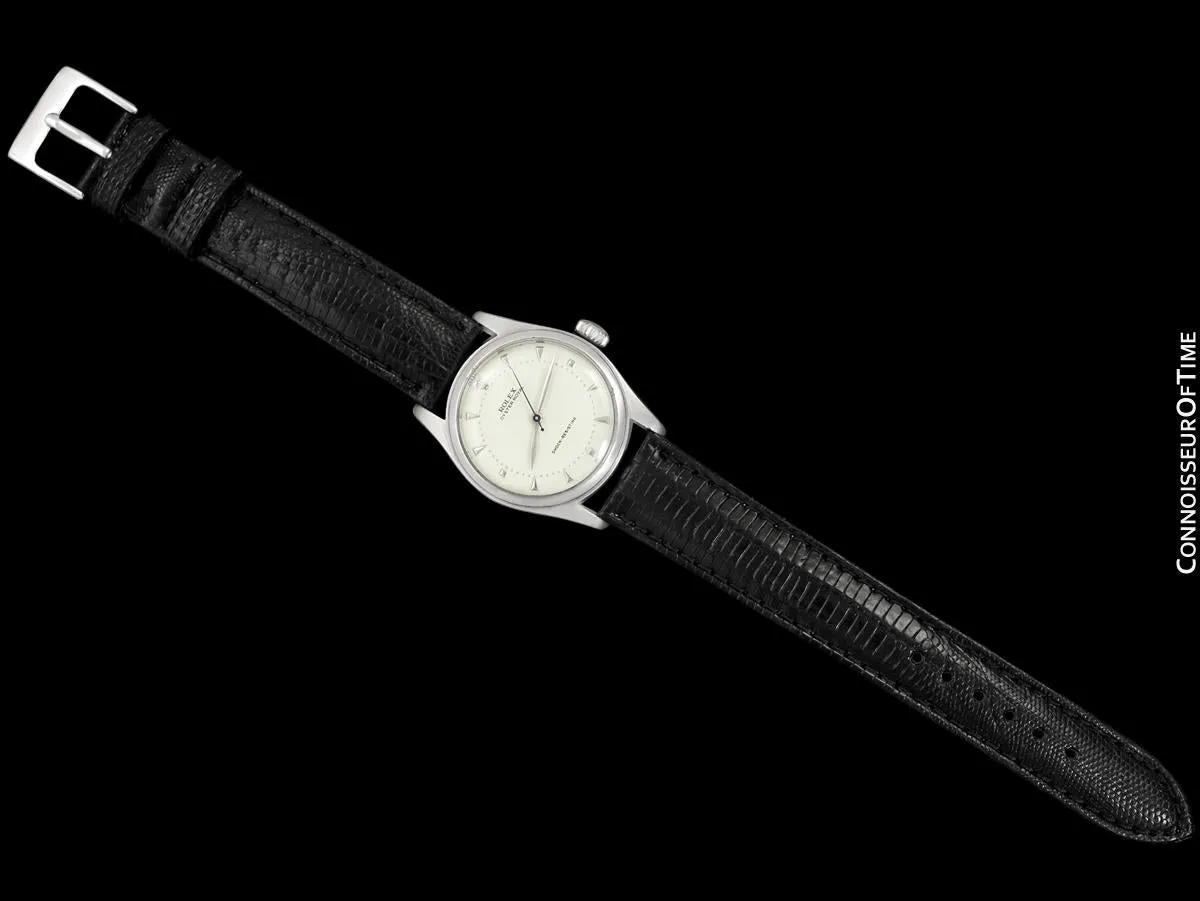 1952 Rolex Oyster Royal Vintage Mens Unisex Uncommon Ref. 6144 Watch - Stainless Steel