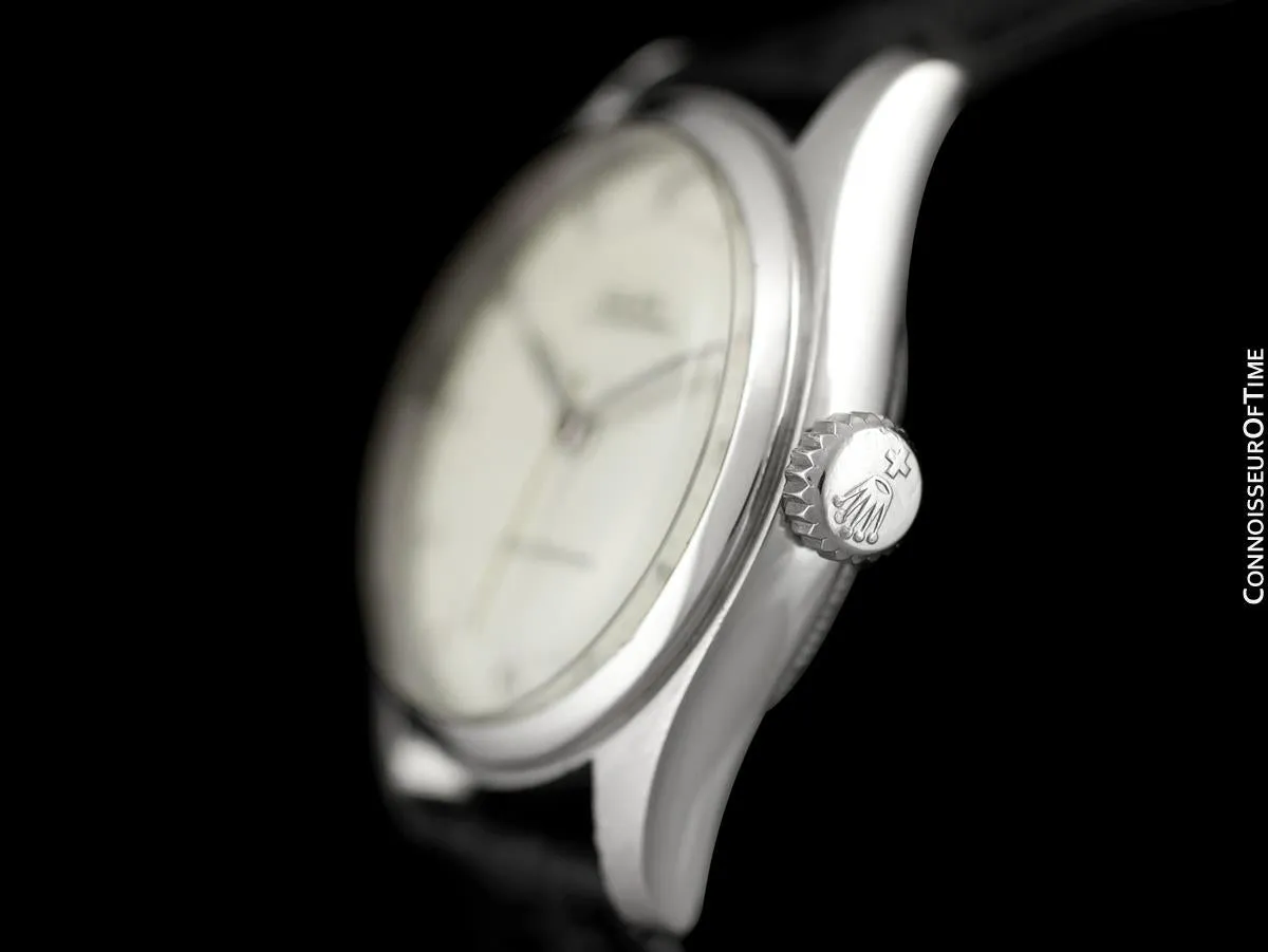 1952 Rolex Oyster Royal Vintage Mens Unisex Uncommon Ref. 6144 Watch - Stainless Steel