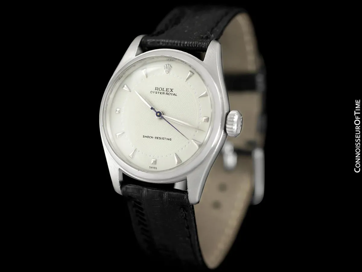 1952 Rolex Oyster Royal Vintage Mens Unisex Uncommon Ref. 6144 Watch - Stainless Steel