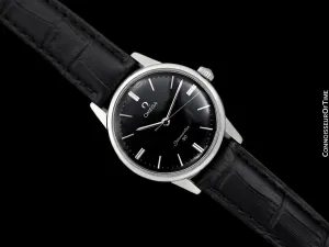1962 Omega Seamaster 30 Vintage Mens Handwound Watch, Larger 35mm Model - Stainless Steel