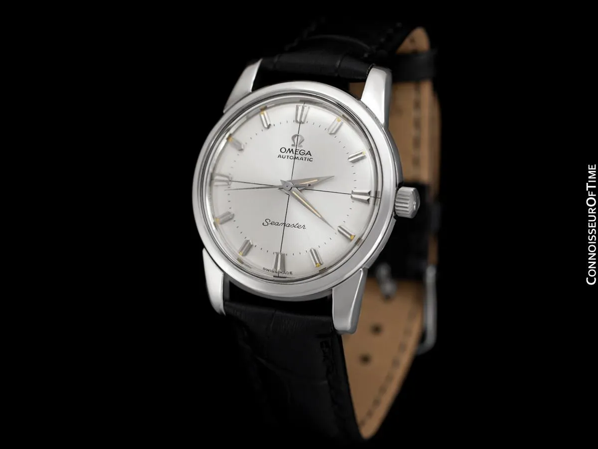 1962 Omega Seamaster Vintage Mens Automatic Cal. 552 Calatrava Watch - Stainless Steel