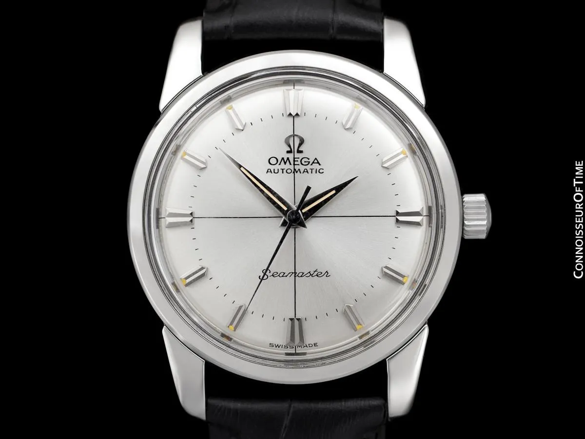 1962 Omega Seamaster Vintage Mens Automatic Cal. 552 Calatrava Watch - Stainless Steel