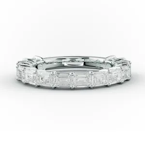 2.0 Carat East West Emerald Cut Diamond Anniversary Band