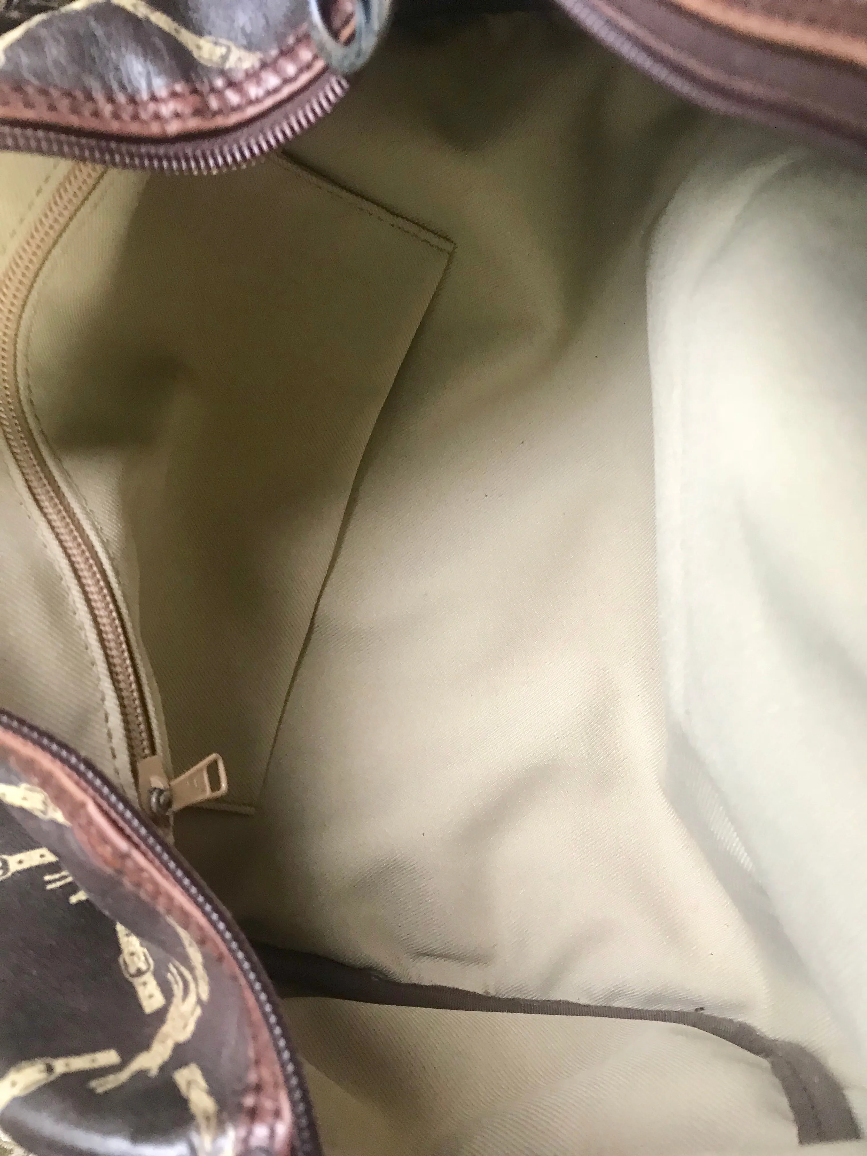 80's vintage Longchamp classic dark brown nappa leather mini speedy style handbag. Classic bag for unisex use. 061022re1