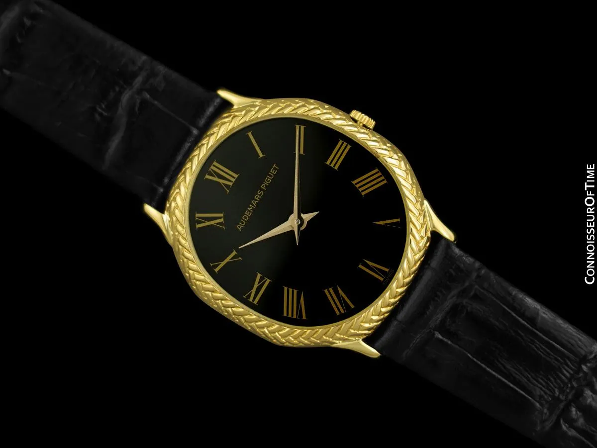 Audemars Piguet Golden Ellipse Mens Ultra Thin Handwound Watch - 18K Gold
