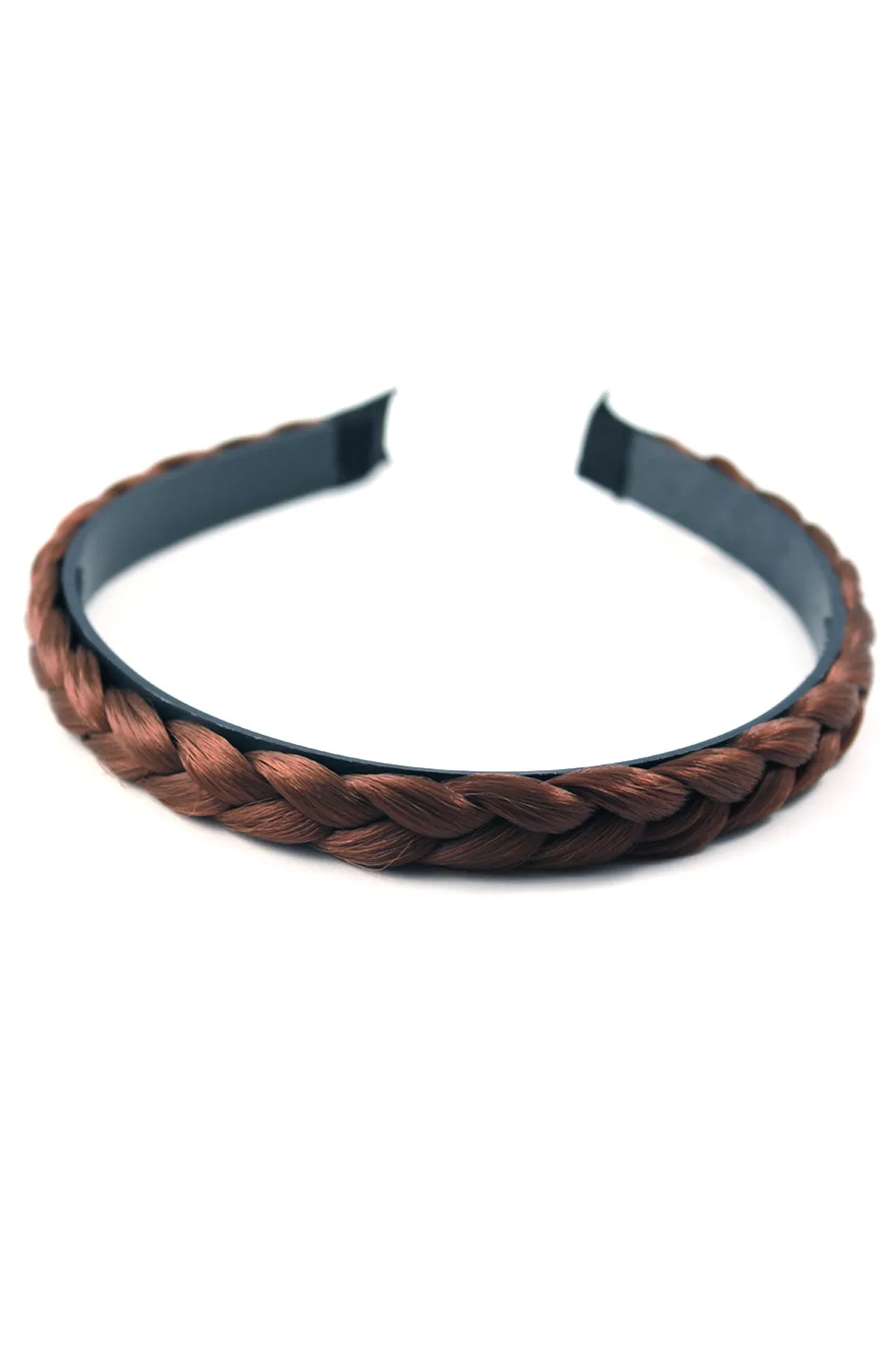 Braided Headband: Light Brown