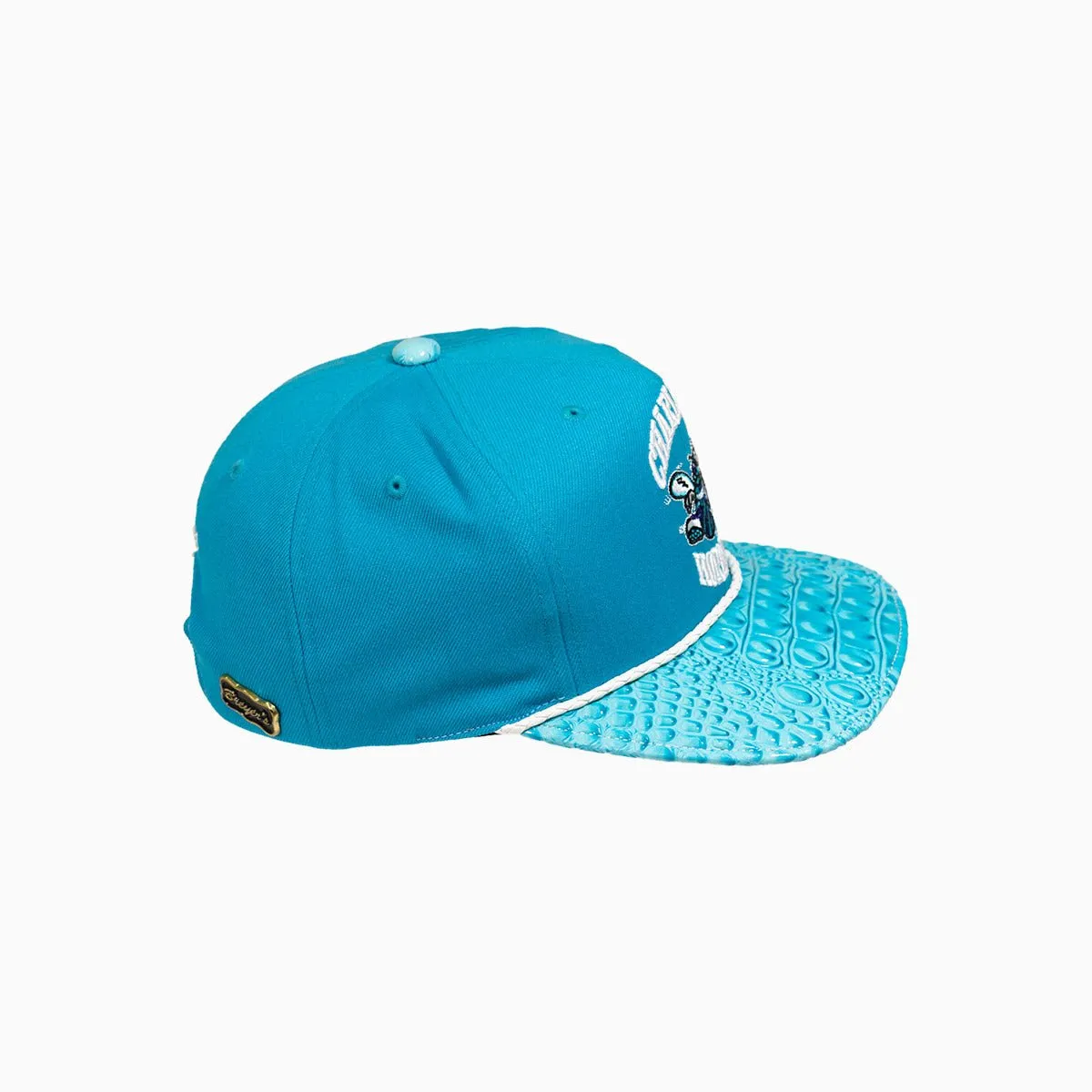 Breyer's Buck 50 Charlotte Hornets Hat With Leather Visor