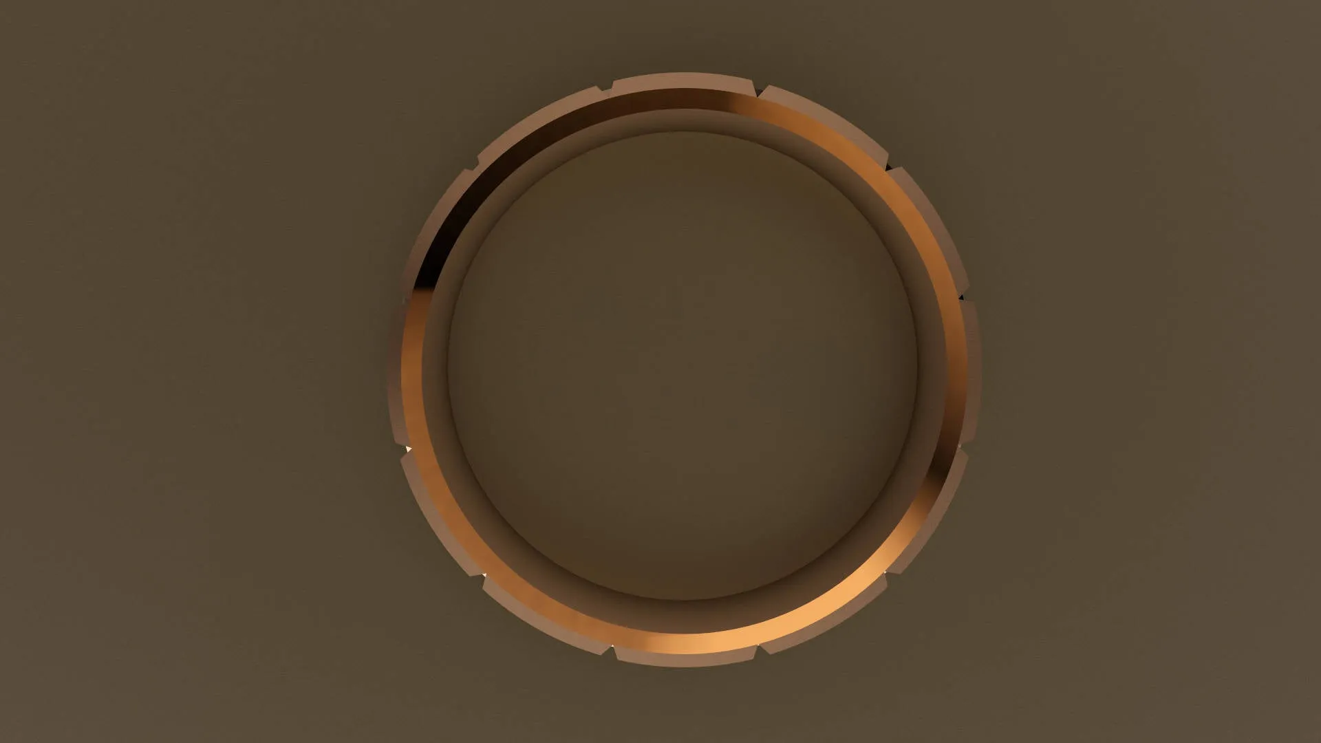 Brushed Rose Gold 6mm Brick Wedding Band