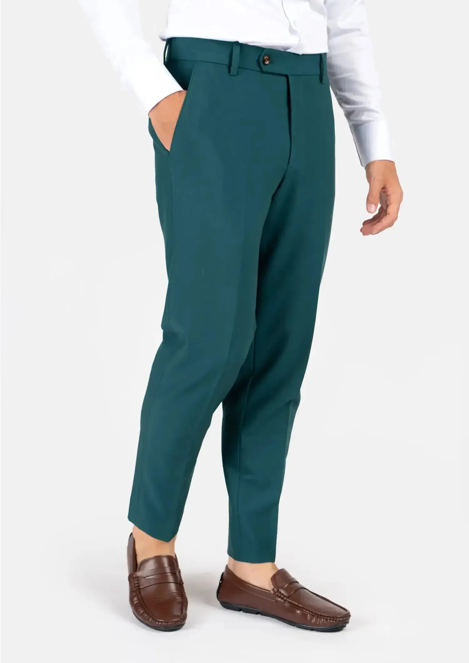 Bryant Diamantia Teal Stretch Suit