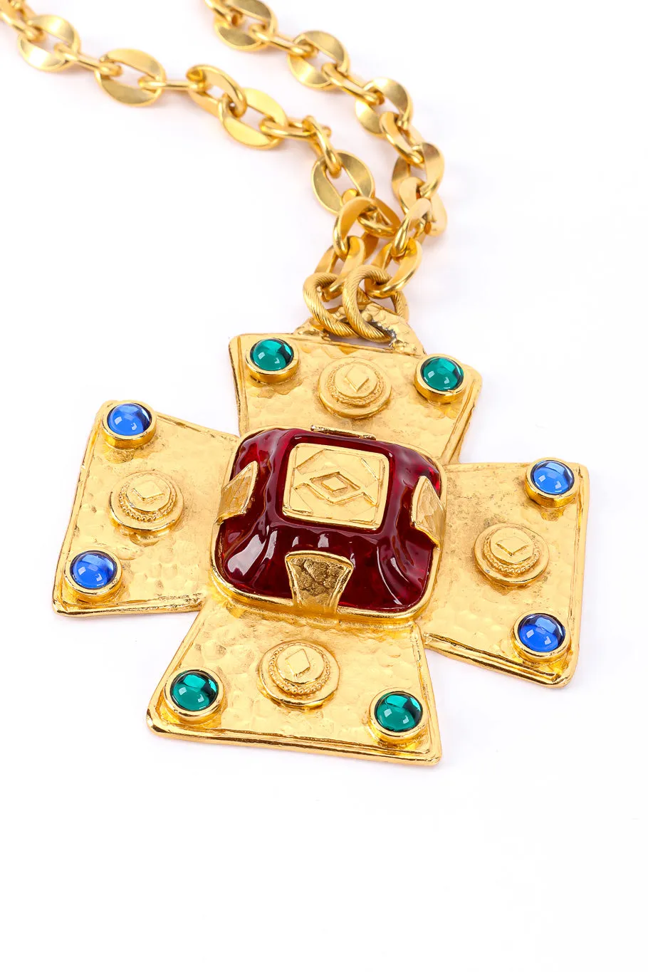 Byzantine Maltese Cross Necklace