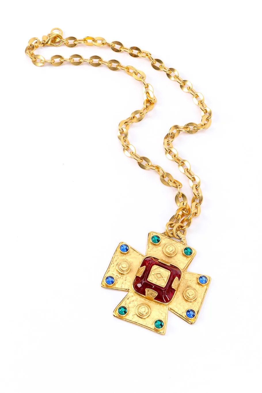 Byzantine Maltese Cross Necklace