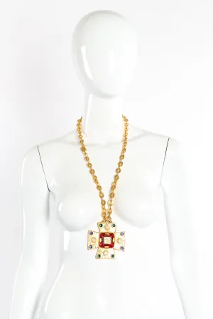 Byzantine Maltese Cross Necklace