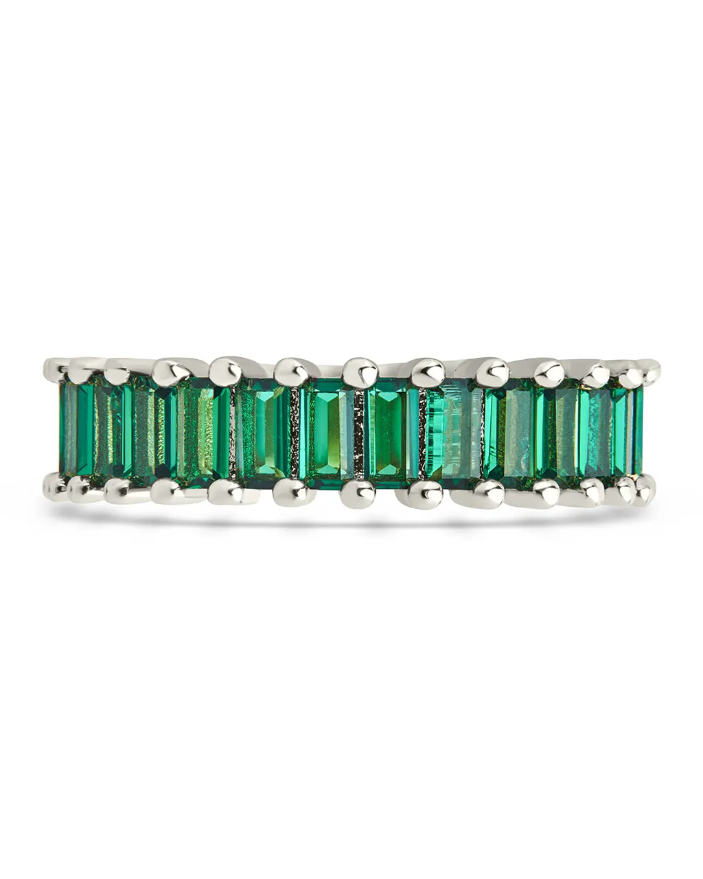 Caroline Rainbow CZ Eternity Band Ring