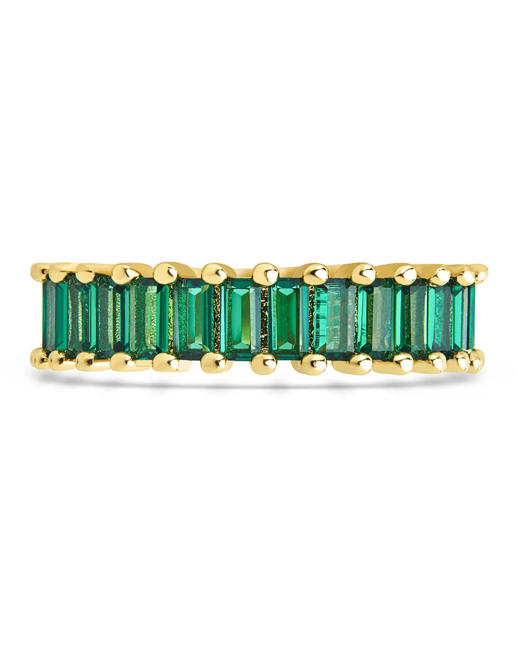 Caroline Rainbow CZ Eternity Band Ring