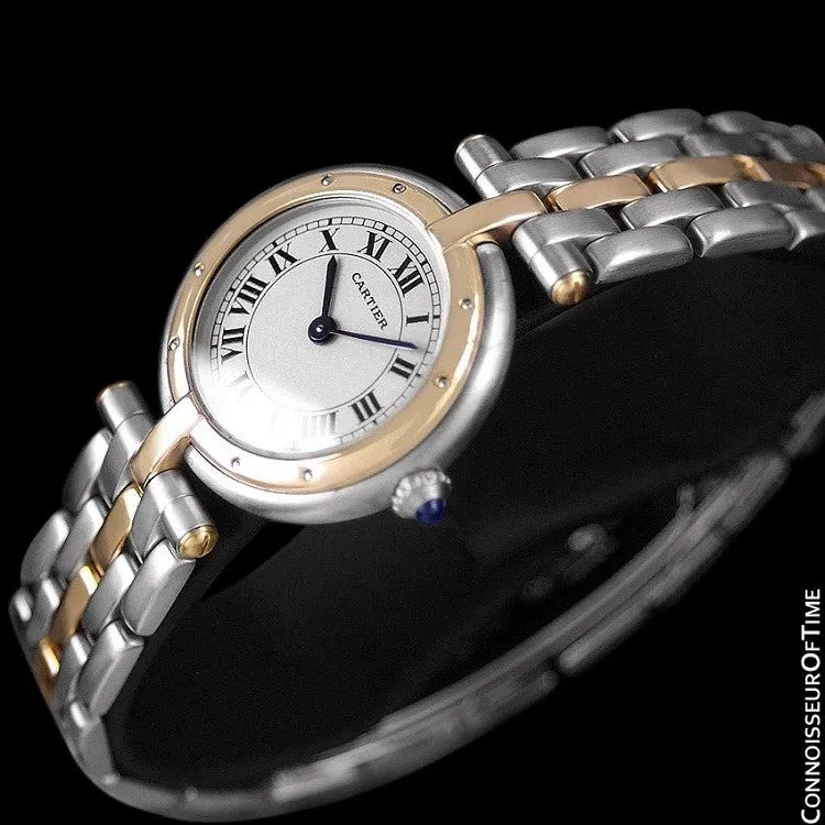 Cartier Panthere VLC Vendome Ladies Watch - Stainless Steel & 18K Gold