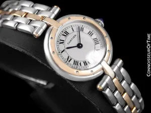 Cartier Panthere VLC Vendome Ladies Watch - Stainless Steel & 18K Gold