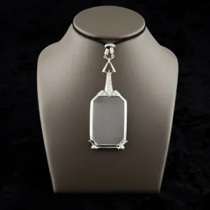 Cartier Vintage Art Deco 1920s Lorgnettes/Opera Glasses in Platinum w/ Diamonds