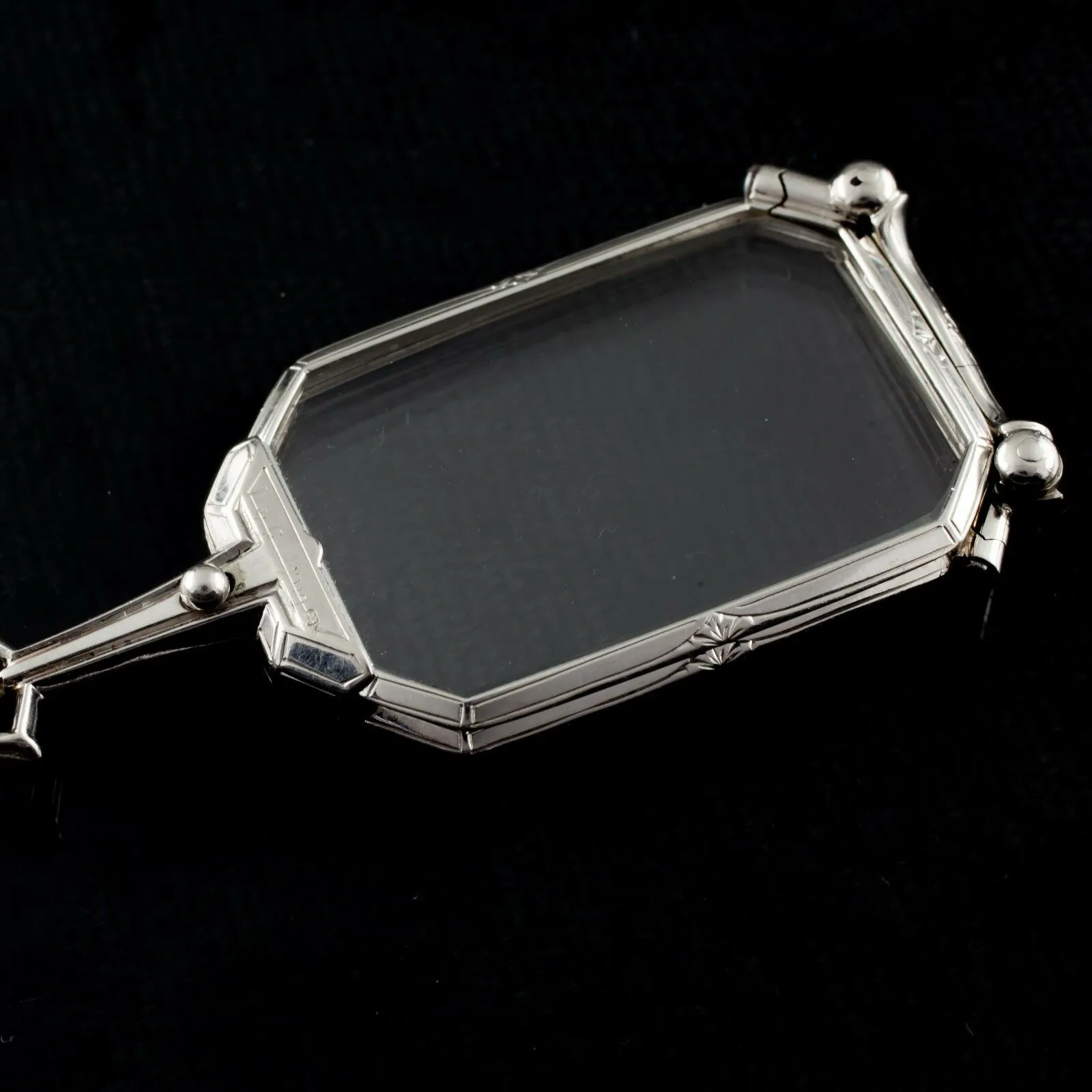 Cartier Vintage Art Deco 1920s Lorgnettes/Opera Glasses in Platinum w/ Diamonds