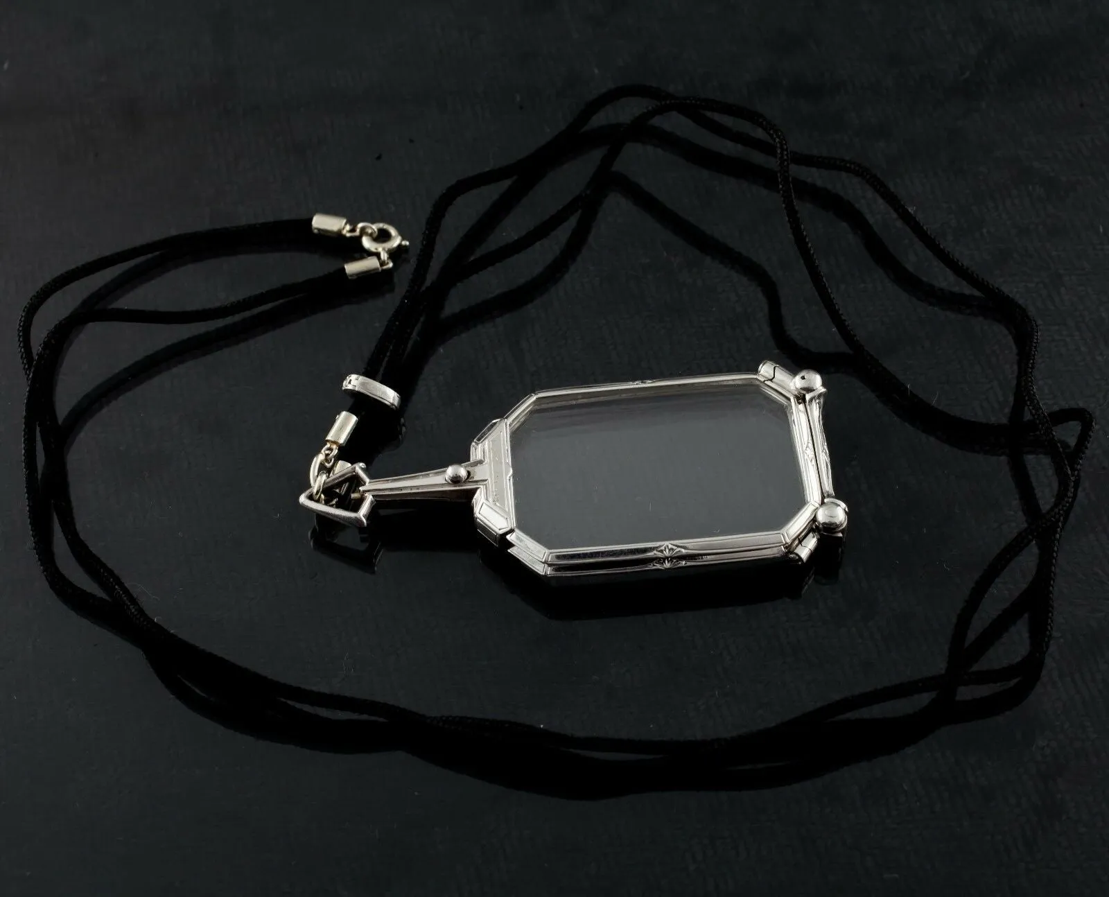 Cartier Vintage Art Deco 1920s Lorgnettes/Opera Glasses in Platinum w/ Diamonds