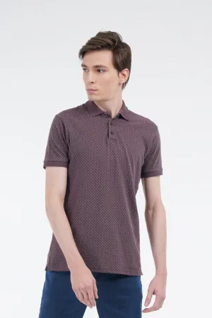 Cedar Printed Polo