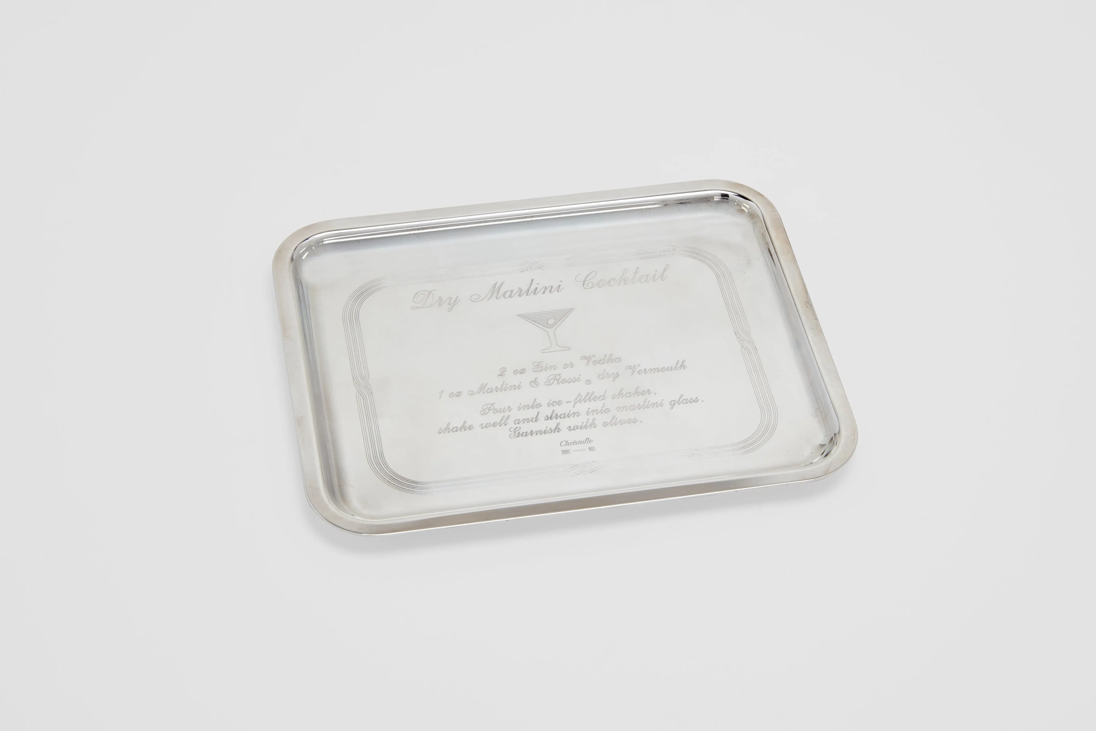 Christofle Martini Bar Tray