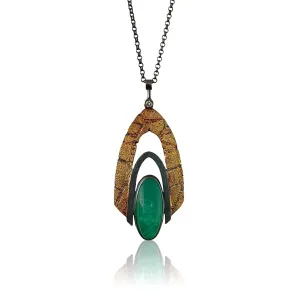 Chrysoprase Pinnacle Pendant