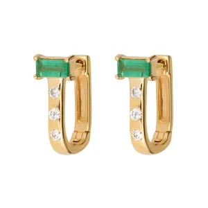 Classic Baguette Cushion Hoop