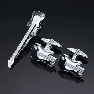 Classic Cufflinks and Tie Clip