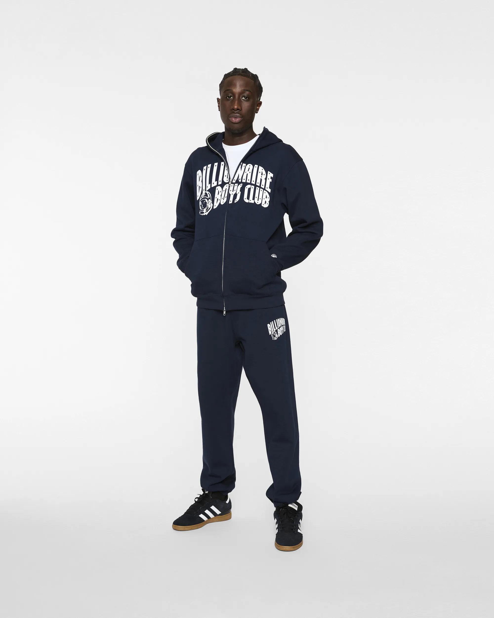 Classic Curve Logo Full Zip Hoodie