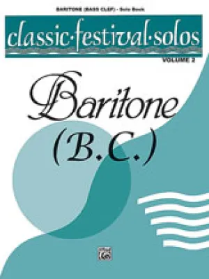 Classic Festival Solos (Baritone B.C.), Volume 2 Solo Book