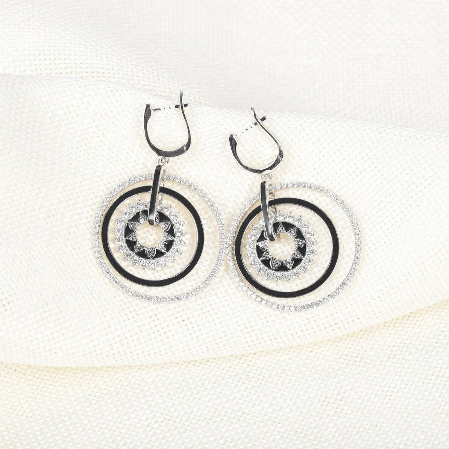 Classic Gemstone Drop Earrings