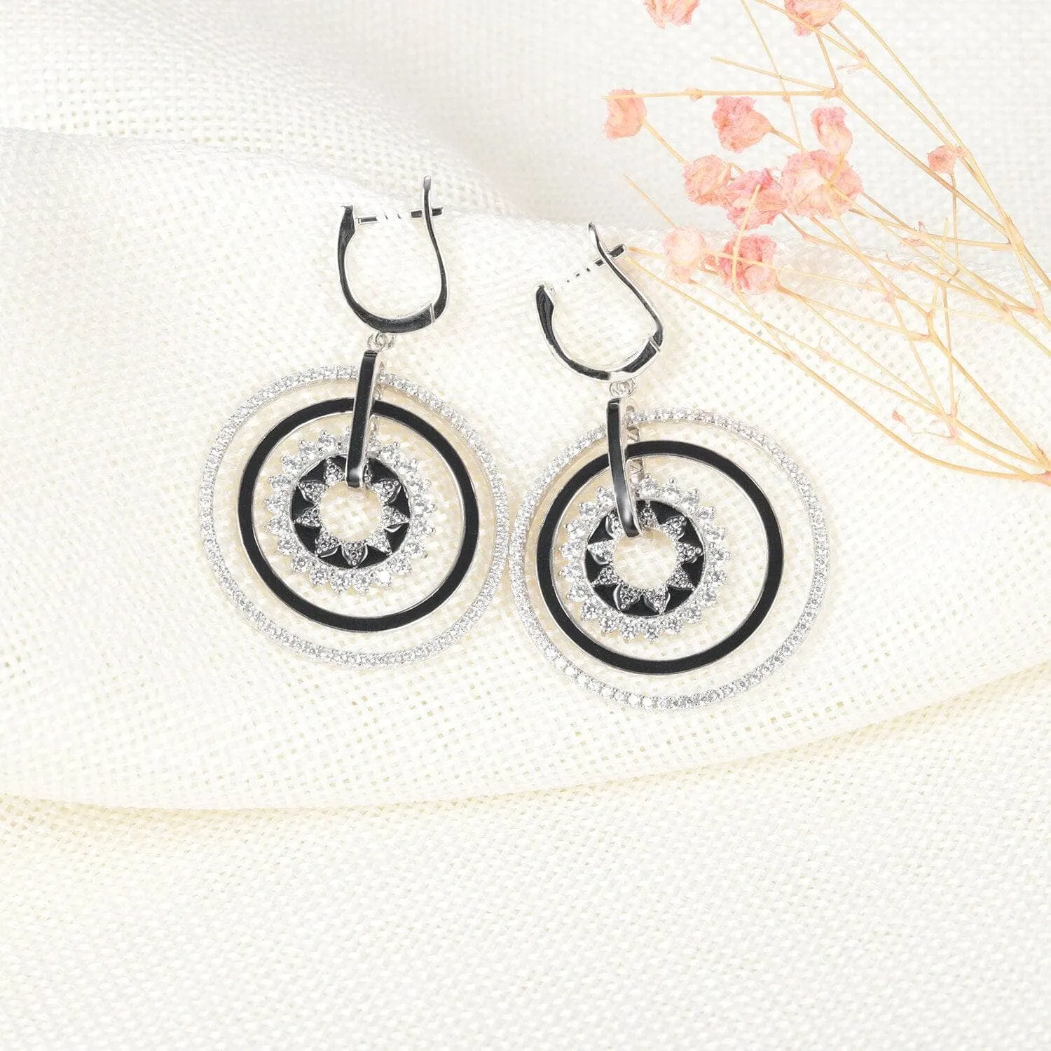 Classic Gemstone Drop Earrings