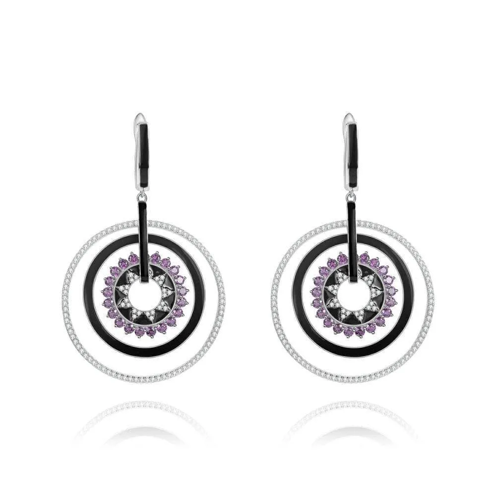 Classic Gemstone Drop Earrings