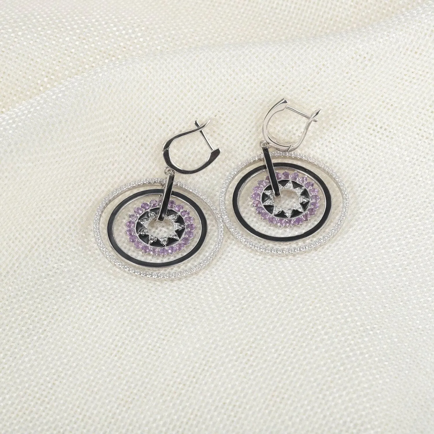 Classic Gemstone Drop Earrings