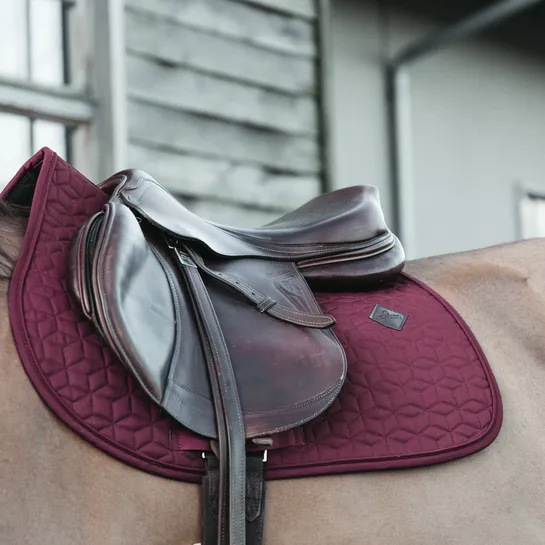 Classic Jump Saddle Pad - Bordeaux